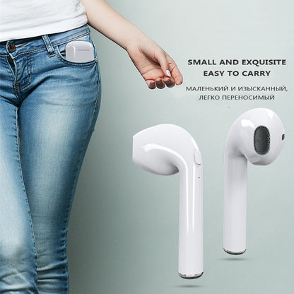 Mini Wireless Bluetooth Earphone Stereo Earbud Headset- Charging Box Mic For All Phones