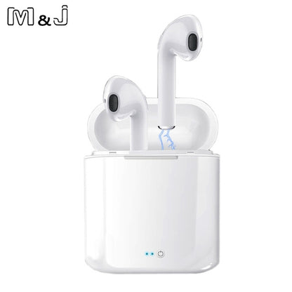 Mini Wireless Bluetooth Earphone Stereo Earbud Headset- Charging Box Mic For All Phones