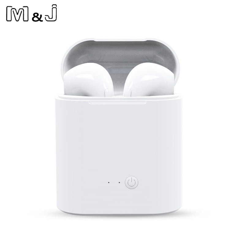 Mini Wireless Bluetooth Earphone Stereo Earbud Headset- Charging Box Mic For All Phones