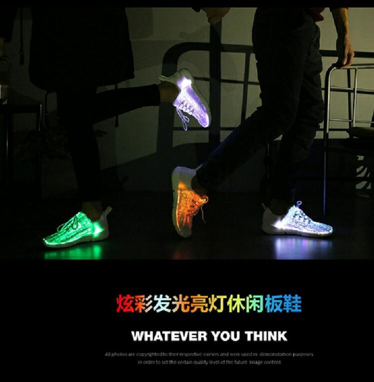 New Summer Led Fiber Optic Shoes- USB Recharge glowing light. "HUGE SALE" Multiple Colors