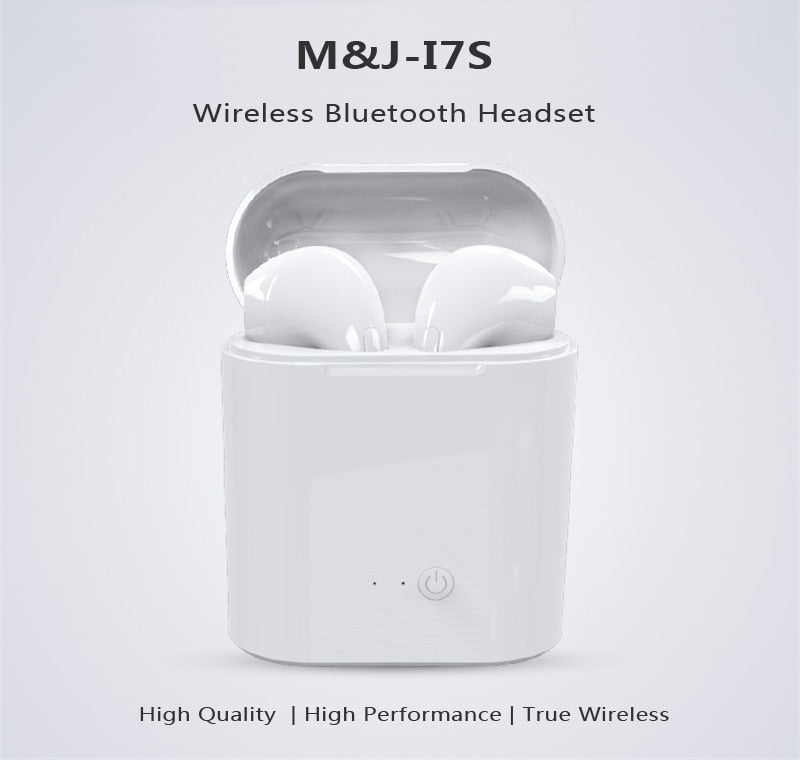 Mini Wireless Bluetooth Earphone Stereo Earbud Headset- Charging Box Mic For All Phones