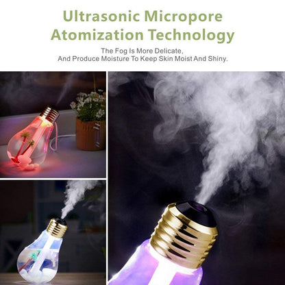 400ml LED Lamp Air Ultrasonic Humidifier for Home Essential Oil Diffuser Atomizer Air Freshener Mist Maker with LED Night Light