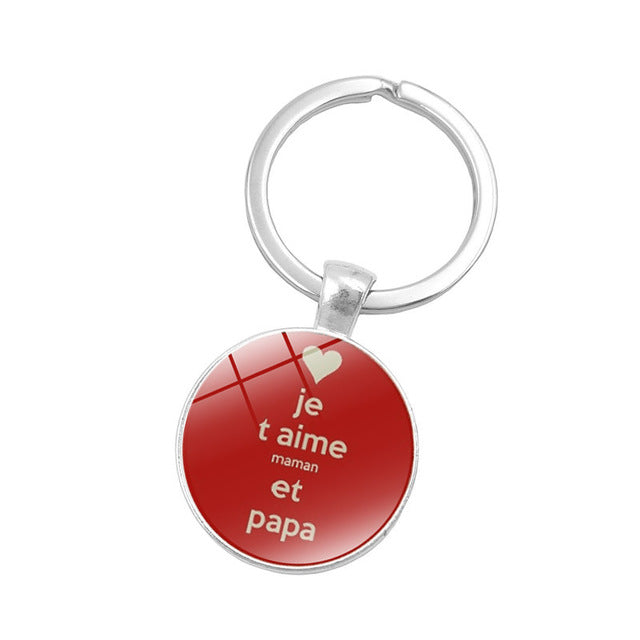 FUN Key Chain For the DAD who has it all.  "SUPER PAPA"  (BILINGUAL)