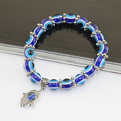 Handmade Beautiful Blue Evil Eye Bracelet - Good Karma, Positive Energies and Protection
